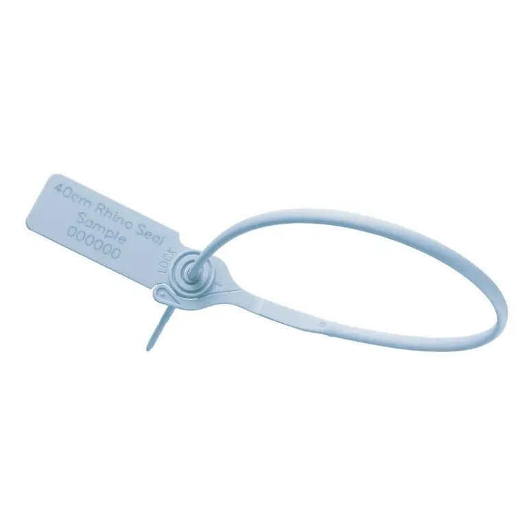 Rhino Seal tamper-evident plastic security seal by Acme Seals UK Blue