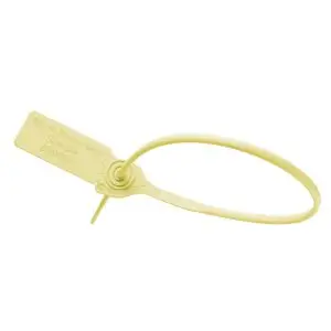 Rhino Seal tamper-evident plastic security seal by Acme Seals UK Yellow
