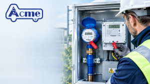 Tamper-evident security seals protecting utility meters to support non-revenue loss prevention.